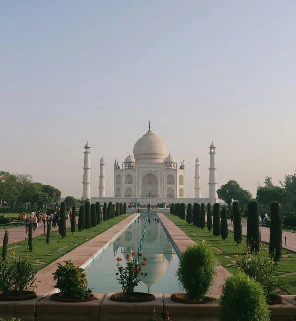 Vista del Taj Mahal - Escuela de Yoga Saraswati